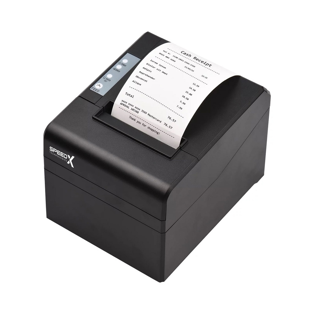Speed-x Sp-250u 80mm Thermal Receipt Printer Usb Interface 300mm/s Printing Speed