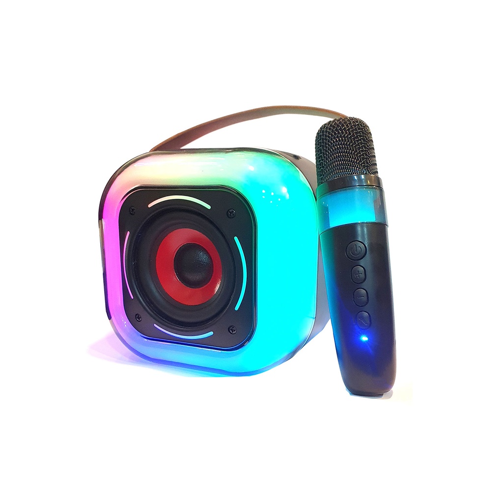 [01620] K12 Mini Audio Microphone With Voice Changer Karaoke Family Wireless Bluetooth Outdoor Speaker