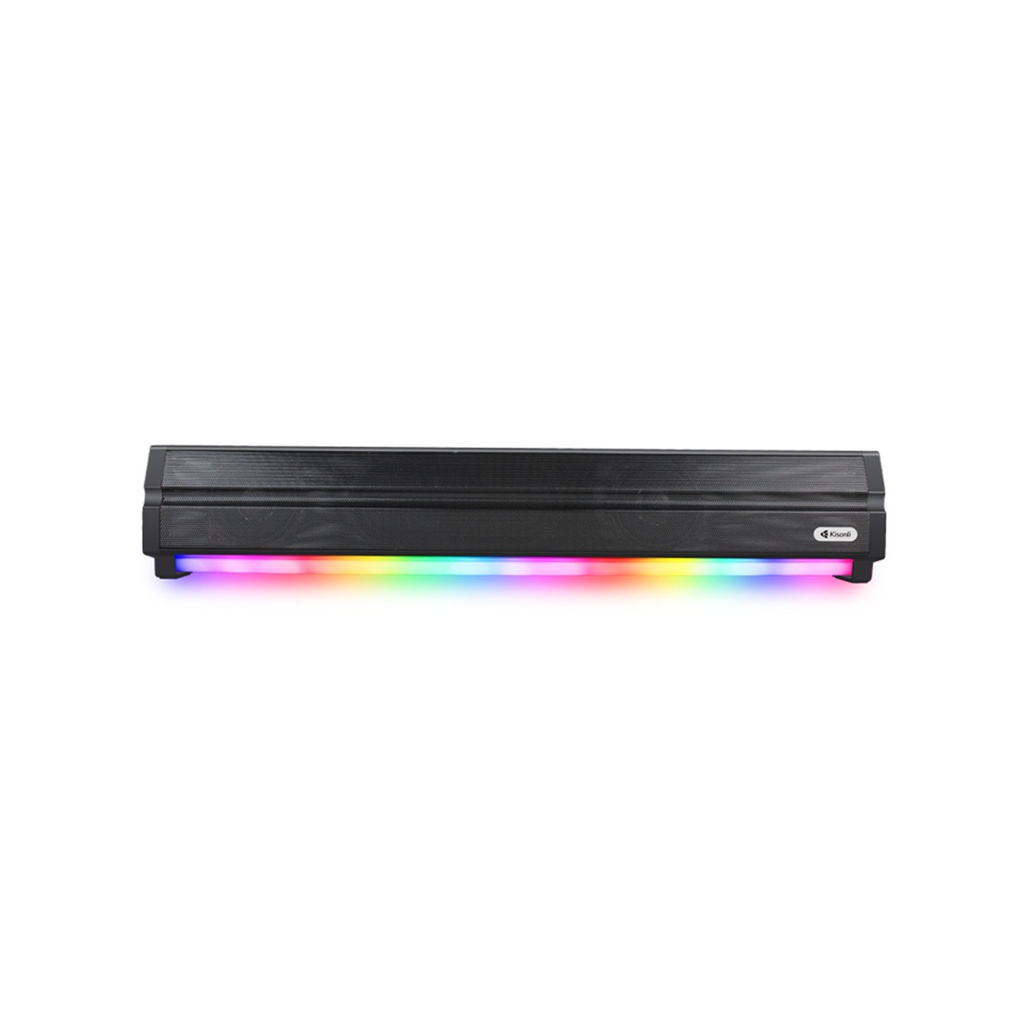 Kisonli Led-802 Rgb Wireless Bt 5.3 Modern Retro Design Soundbar