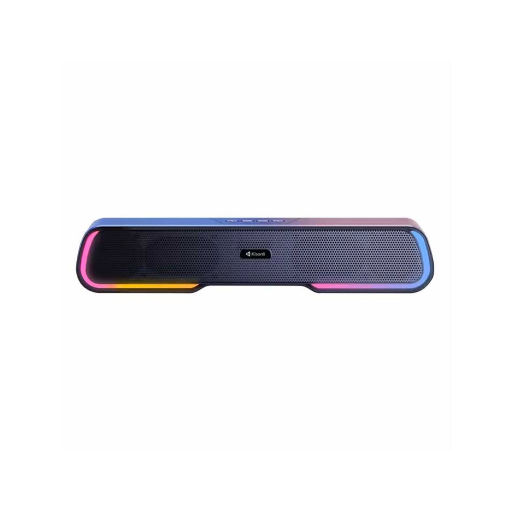 Kisonli Led-913 Sound Bar Bluetooth Gaming Colorful Light Speaker With Rgb Light