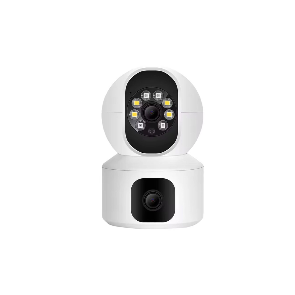 [01893] Speed-x N9-2 Hd Smart 4mp 2+2 Wifi Double Lens Auto-tracking Tow Way Audio Ir Night Vision Camera