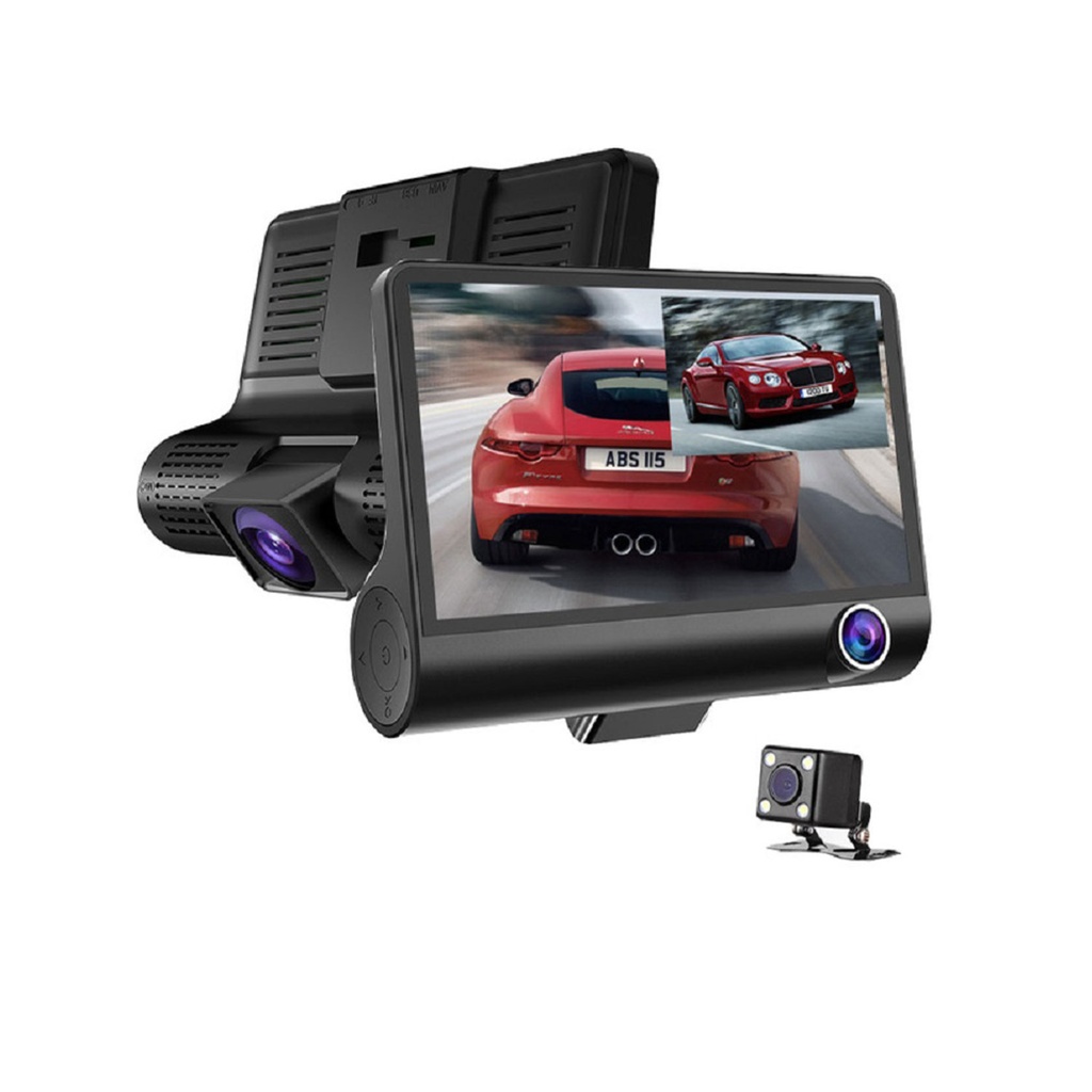 [00924] Wdr Dashcam 3 Camera Lens Video Car Dvr Full Hd 1080p