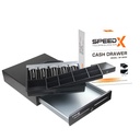 Speed-x Sp-360d 5 Bill 8 Coins High Temperature Paint Cash Drawer With Metal Tray 7.6kg Heavy Duty