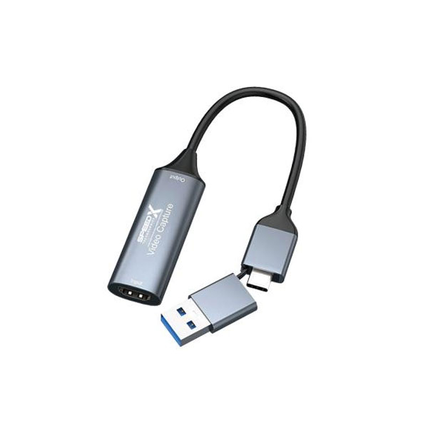 [01517] Speedx Sp-vc07a Video Capture 2in1 Usb A / C To Hdmi Connector