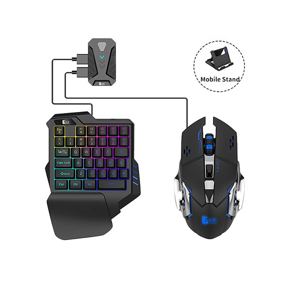 [01153] Gaming Wireless Bluetooth 5 In 1 Combo Keyboard And Mouse