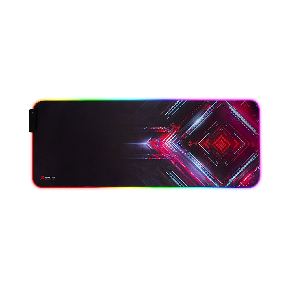 [01783] Xtrike Me Mp-606 Mouse Pad With 7 Color Rgb Lighting Size 800x300x3mm