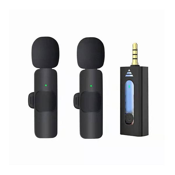 [01536] K35 High Quality Wireless Dual Microphone For Mobile Phone And Camera