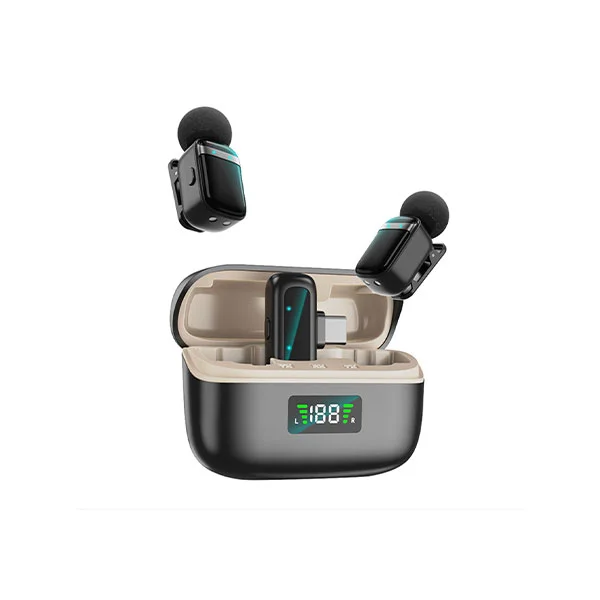 [02001] Mini8 Rts Lavalier Metal Condenser Lightweight Wireless Dual Microphone