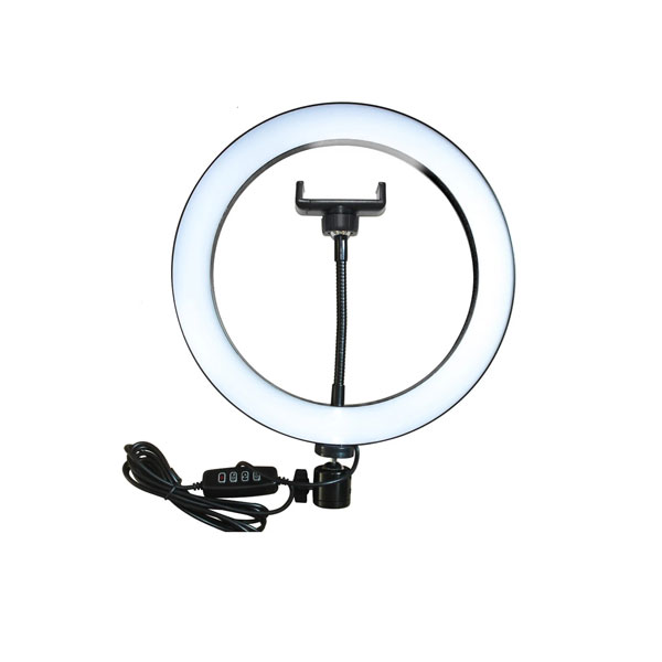 [00980] 26cm Led Studio Camera Ring Light Photography With Mobile Holder