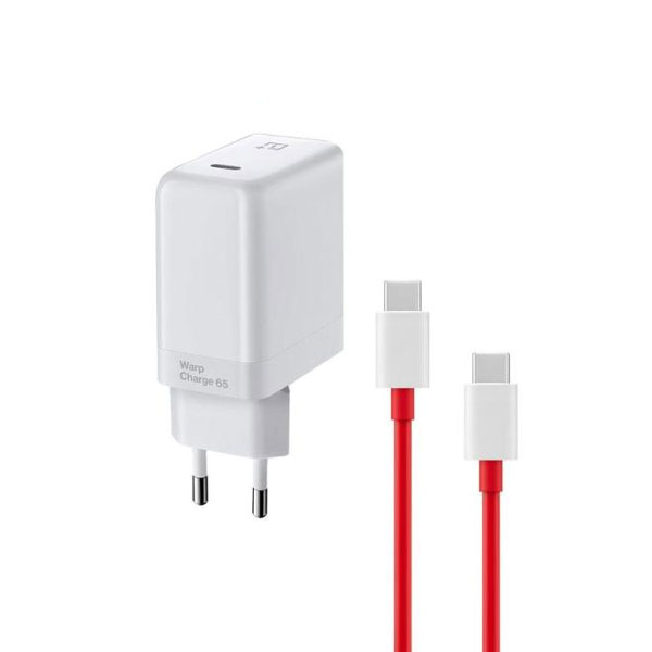 [01542] 65w Original Oneplus Super Fast Warp Charge (eu Pin) With Usb Type C To Type C Cable
