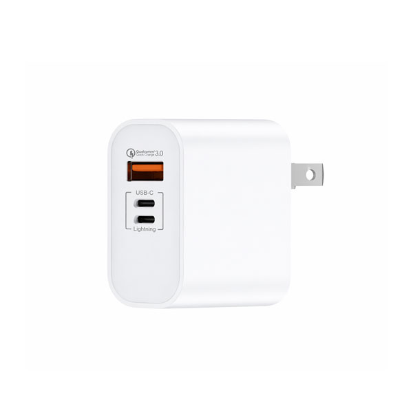 [01793] Iphone 16 Pro Max 50w Power Adapter With 3 Ports ( Usb-a Usb-c Or Lightning )