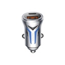 Remax Cc06 36w Dual-port Zinc Alloy Fast Car Charger With Led Light