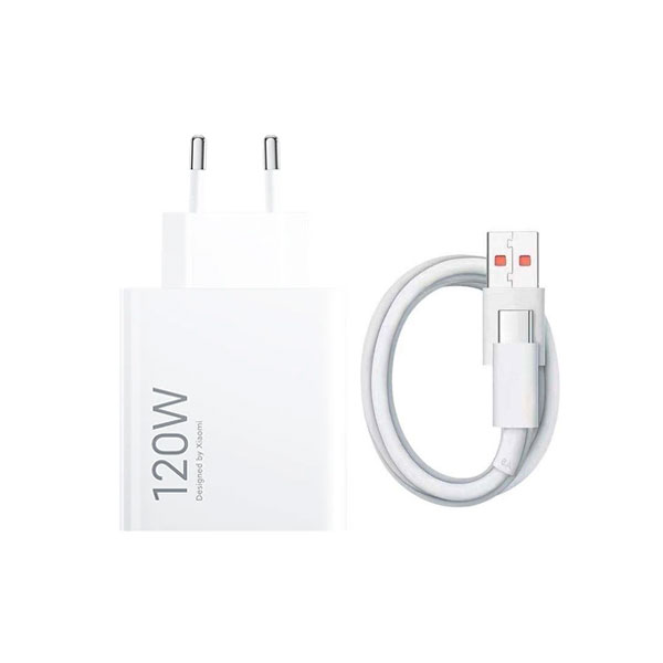 [01741] Xiaomi 120w Eu Plug Qc3.0 Fast Quick Turbo Charger With Cable