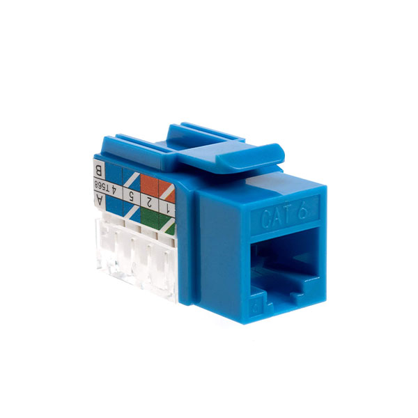 [01946] Commscope Cat 6 Io Tool-less Keystone Jack 110 Utp Blue