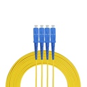 Fiber Patchcord Sc/upc Sm Duplex Dual Core Optical Cable 5m