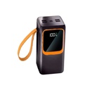 Aspor A350 22.5w 50000mah Fast Charging Type-c Micro Ios 7 Output With Built-in Flashlight Power Bank