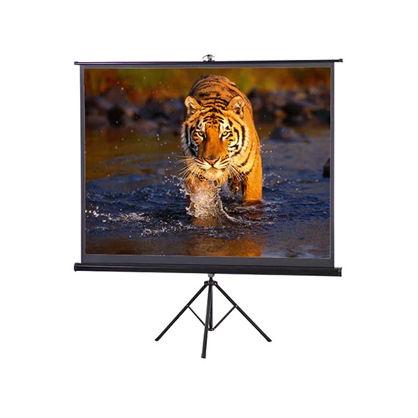 [00469] Projector Screen 120 Inch Tripod Portable 6x8 Feet 4:3mw Speed-x