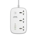 Ldnio Scw3451 2500w Wifi Smart Power Extension 3 Sockets 1 Usb-c + 3 Usb-a