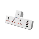 New 304puc Speed-x Premium Portable Power Strip 3socket+3usb+1type-c Port