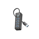 Pw4u Orico 4-port Usb Hub 3.0 5gbps High Speed Fast Data Transfer