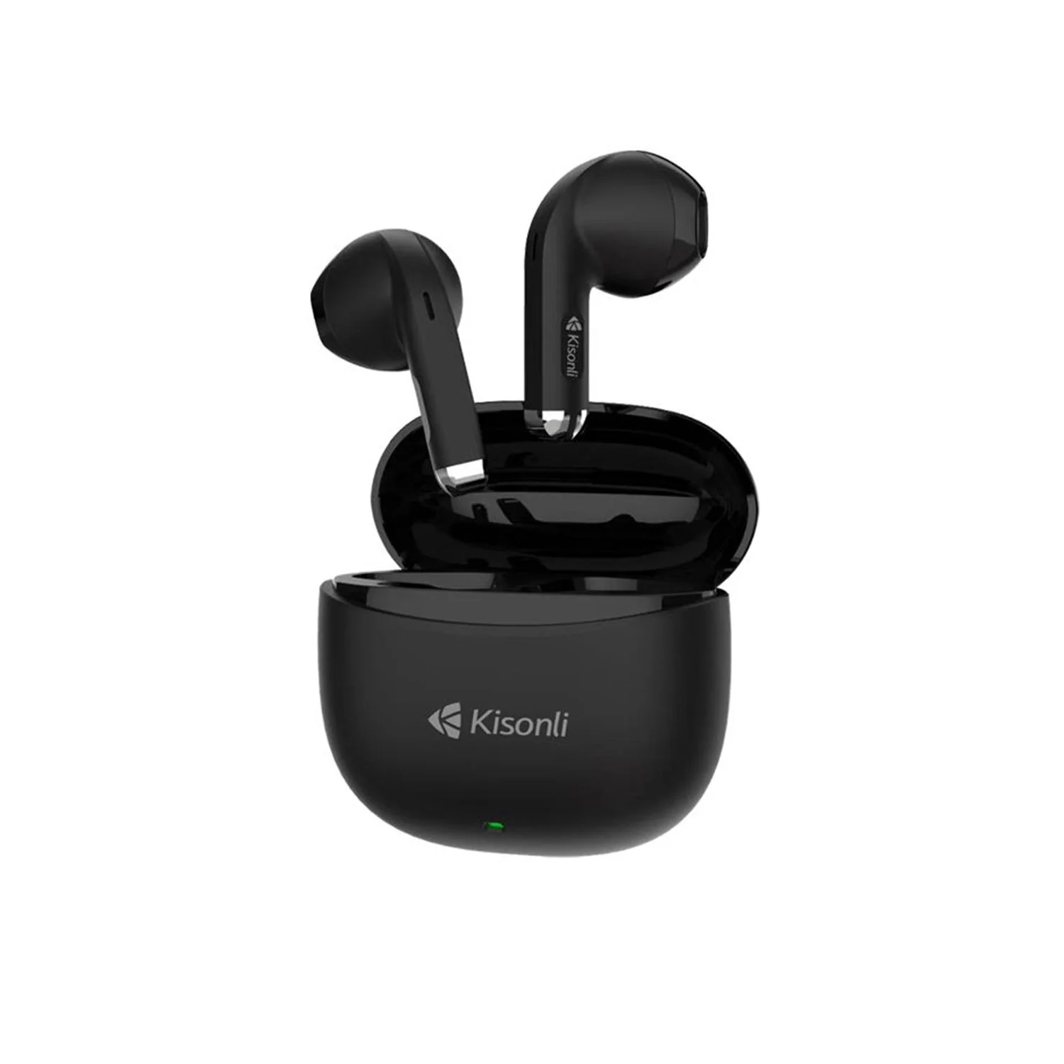 [02017] Kisonli TWS F6 Bluetooth Earbuds with Wireless Charging Case & Noise Reduction