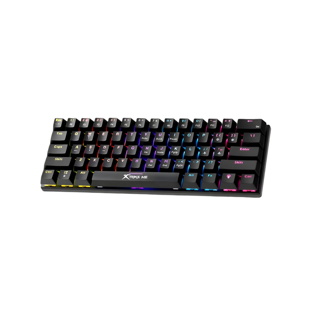 [01921] Xtrike Me GK-916 Rainbow Switch Lights Mechanical Gaming Keyboard 61 Keys