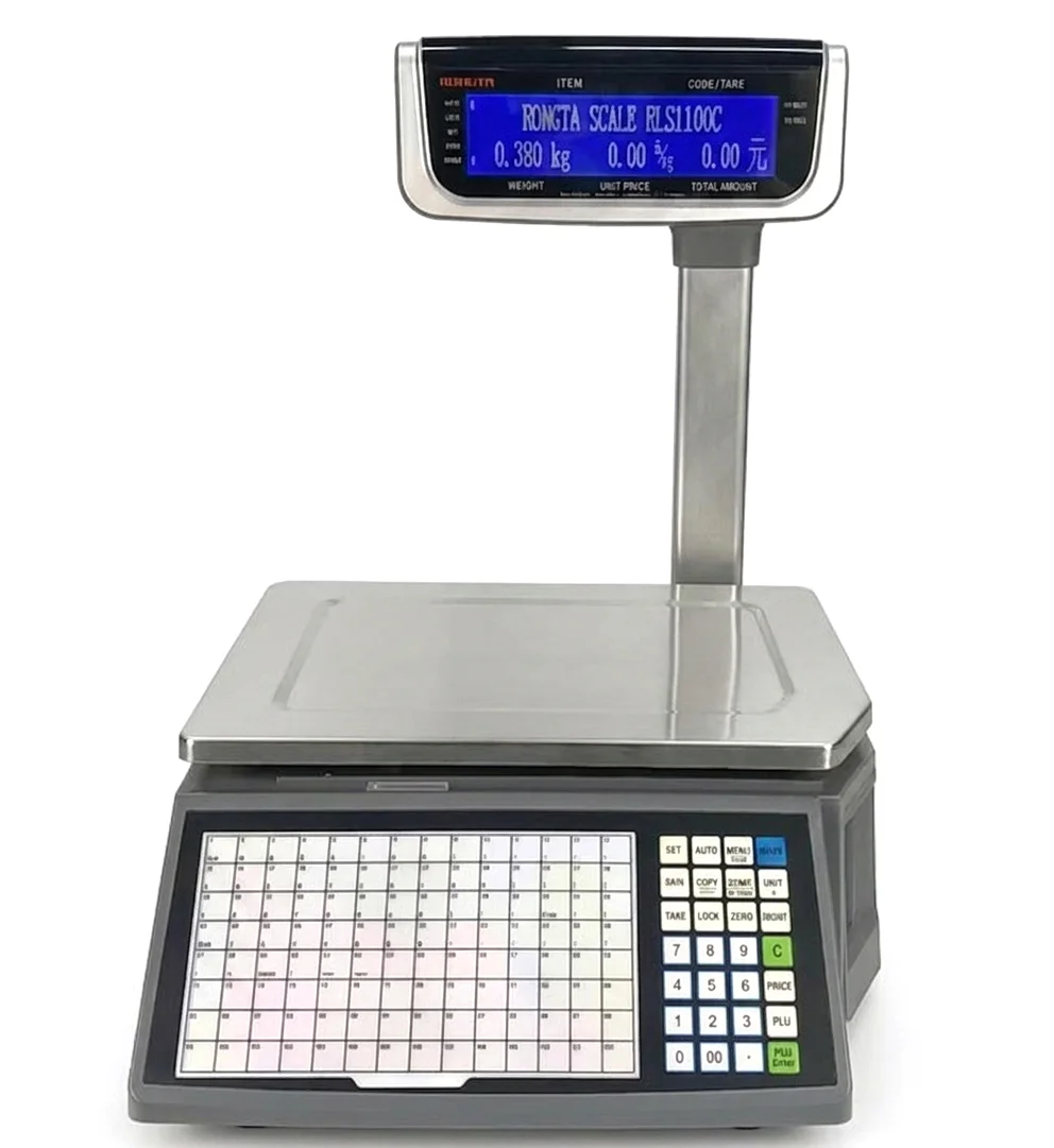 Speed-X RLS1100C Digital Wi-Fi Barcode Label Printing Scale