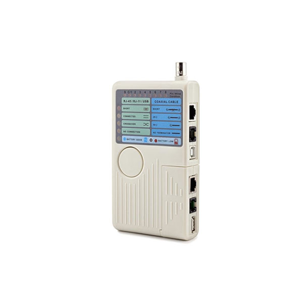 [01938] 4 IN 1 NETWORK CABLE TESTER RJ45/RJ11/RJ12 /USB/BNC LAN CABLE TESTER