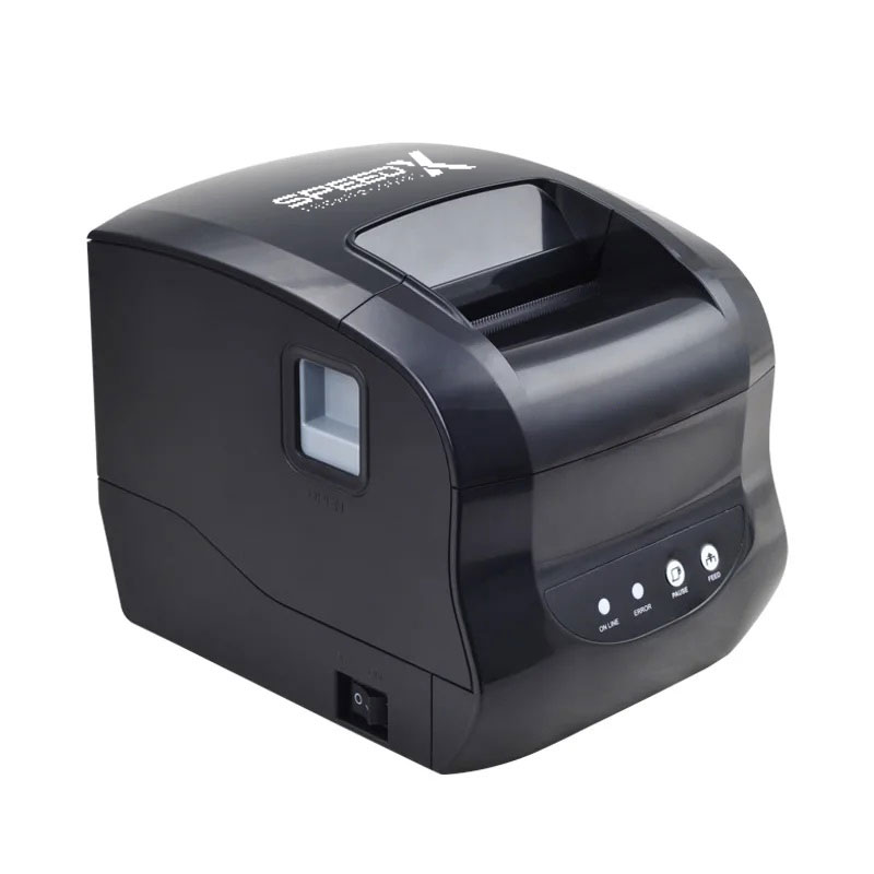 [1573] Speed-X SP-650UL 3 Inch Thermal Receipt and Label Printer with USB+LAN Interface, 127mm/s Printing Speed