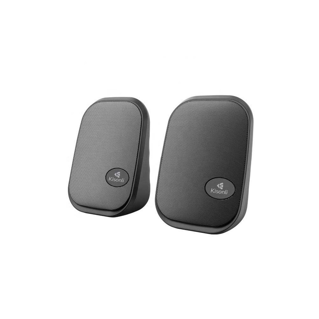 [01590] Kisonli KS-09 Fashionable 2 Inch Audio Speakers for PC or Laptop