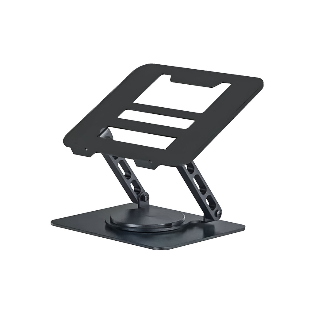 [01635] Laptop Stand 360 Degree Rotating Adjustable Portable Foldable 15 Inch Carbon Steel