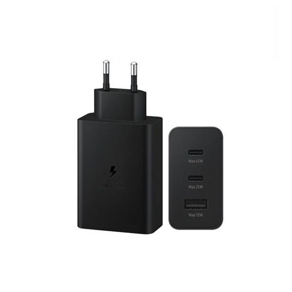 [01738] Samsung 65W EU Pin PD Power Adaptor Trio 2 Type-C & USB-A Port