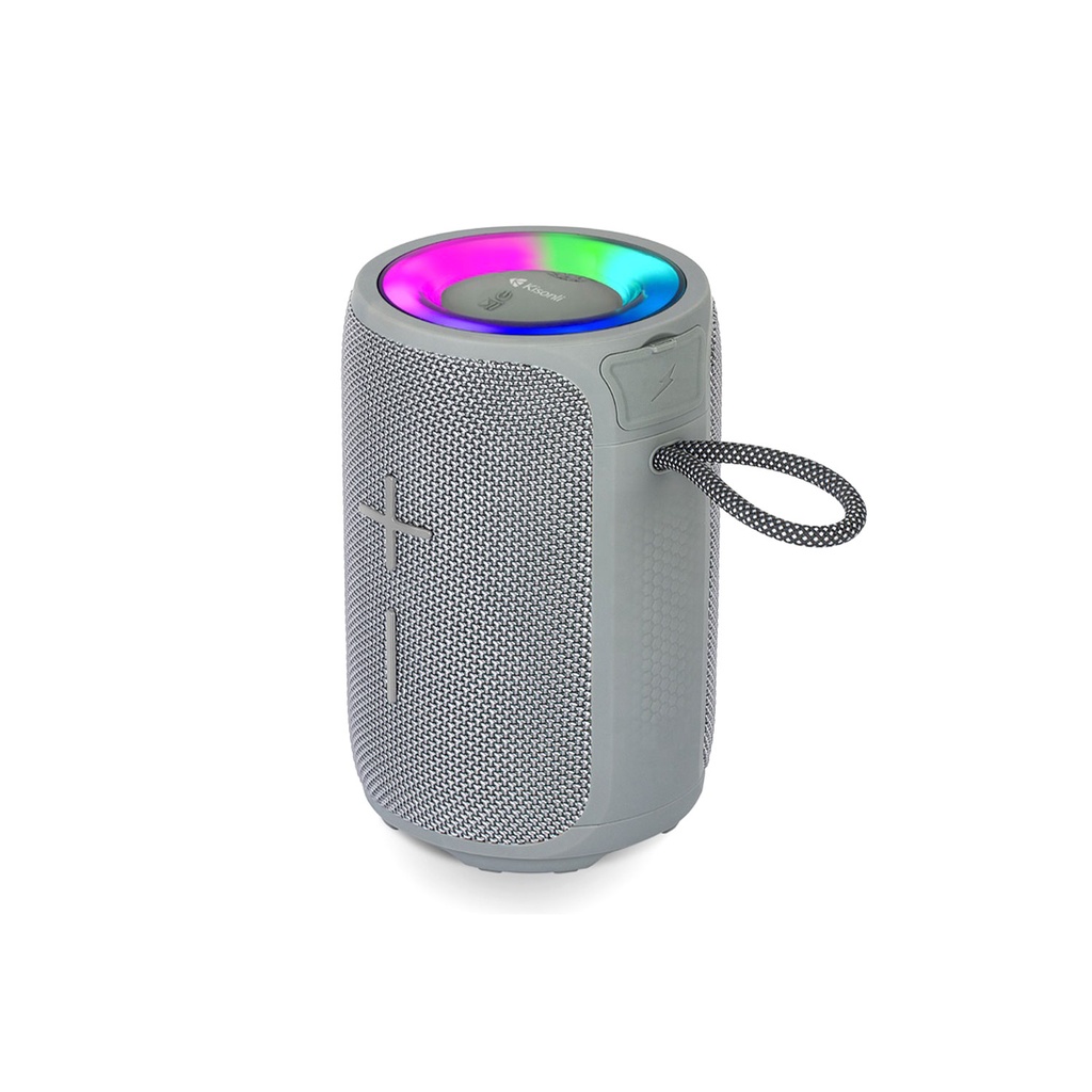 [01687] Kisonli Q23 12W BT Super Bass Wireless Bluetooth Speaker with RGB Light