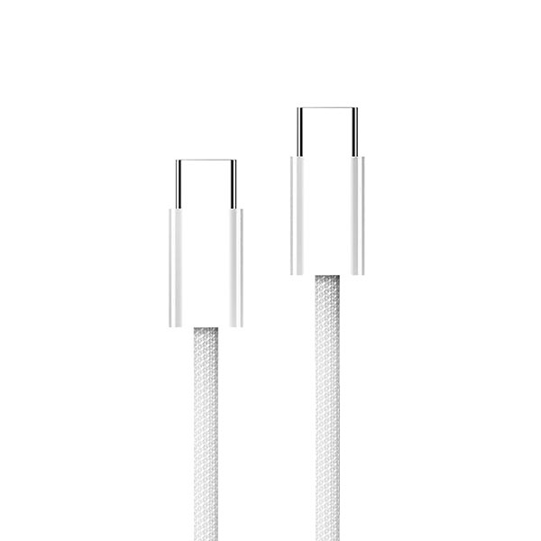 [01731] iPhone 16 Pro Max 60W Type C to C PD Fast Charging Nylon Cable (1m) with Big Packing