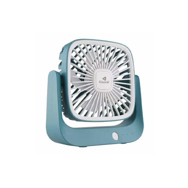 [01599] Kisonli F102 Portable Desktop Silence Fan Rechargeable