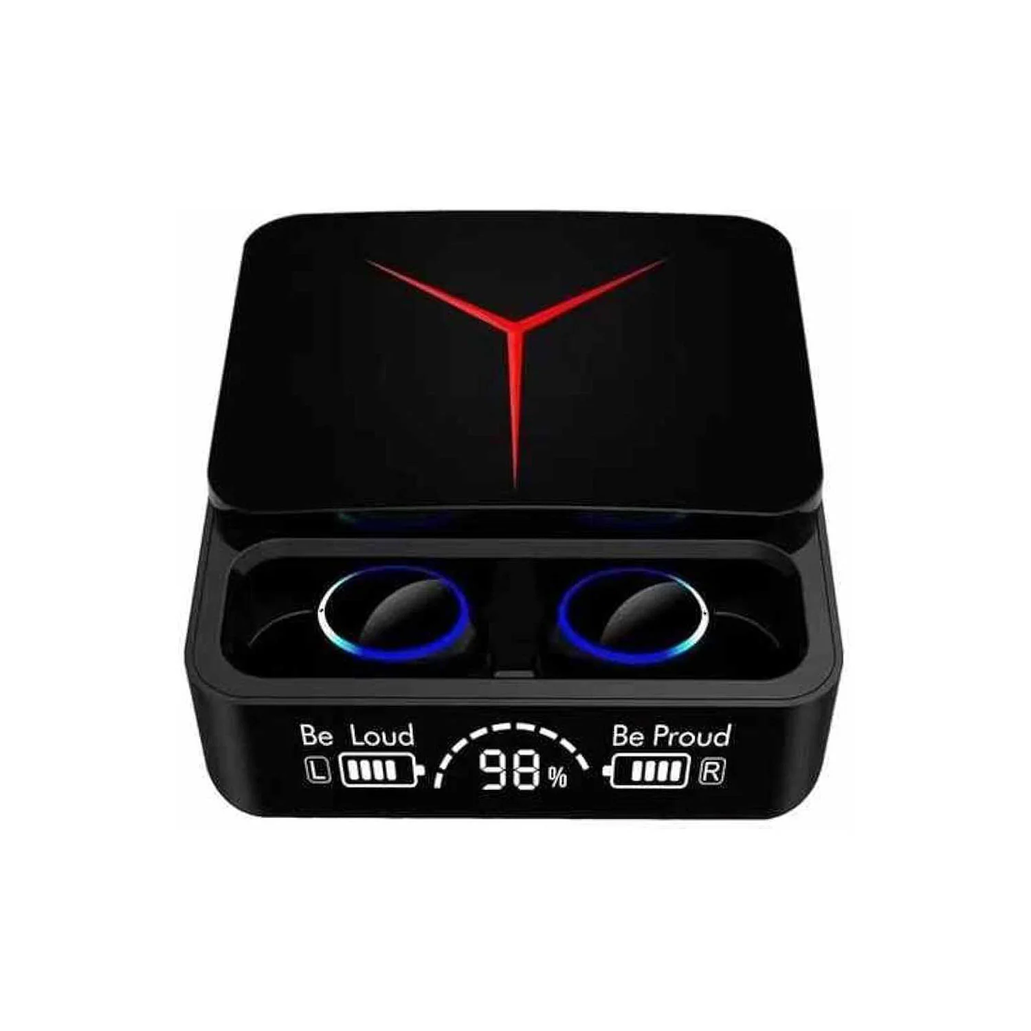 [01360] M90 Pro Earbuds TWS Bluetooth 5.2 Headphones Touch Control Earphones LED Display Headset 9D Hi-Fi Quality