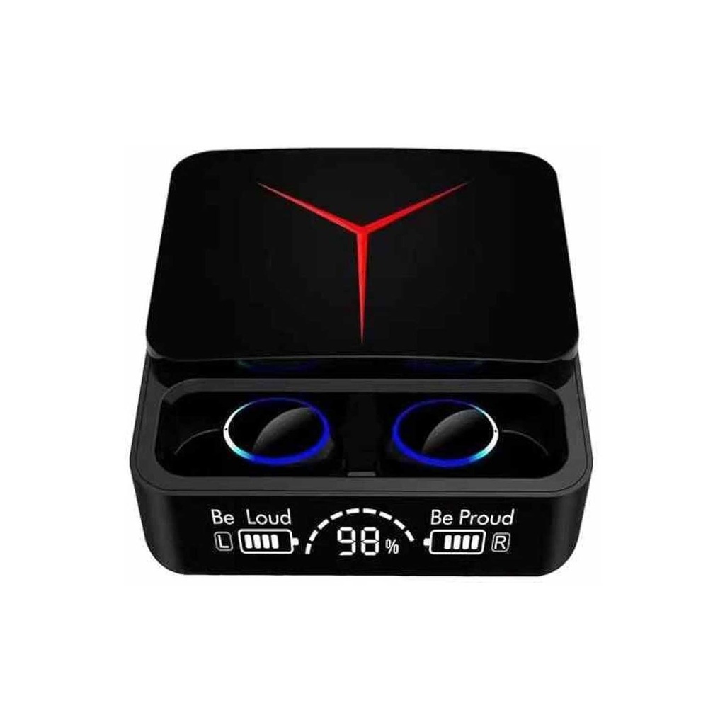 [1360] M90 Pro Earbuds TWS Bluetooth 5.2 Headphones Touch Control Earphones LED Display Headset 9D Hi-Fi Quality