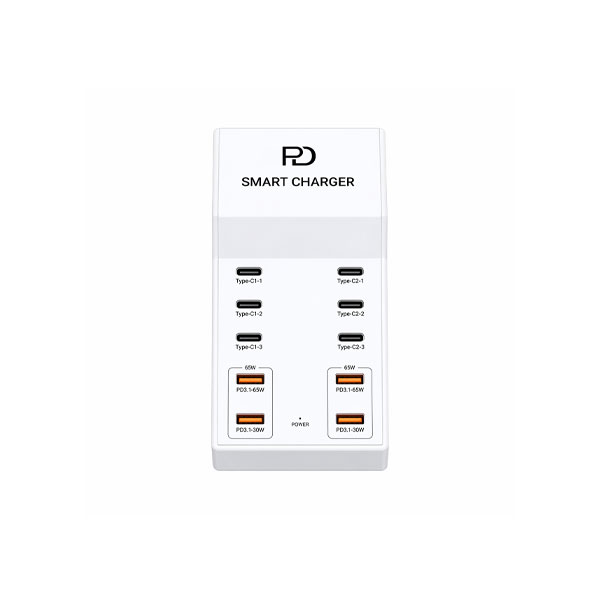 T8+ Smart Intelligence USB-C 10-PORT Charger 72W Total Output for Multi Devices