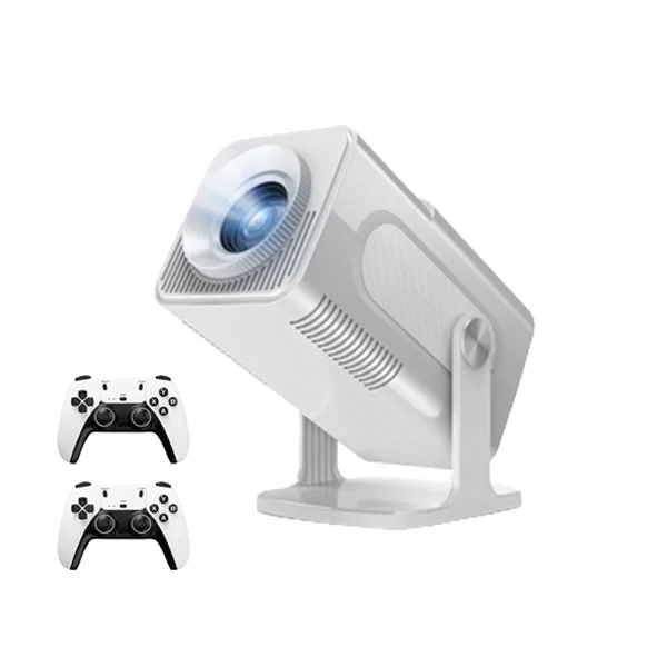 HCS350 Max Latest Allwinner H713 4K Android 11 High Lumen 1GB+8GB Wireless Smart Projector with Wireless Gamepad