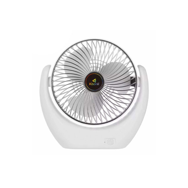 [01600] Kisonli F105 Desktop Cooling Fans Rechargeable Battery
