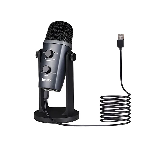 [01641] Jmary MC-PW10 Professional USB Microphone for PC and Mobile for Podcasting with Noise Reduction