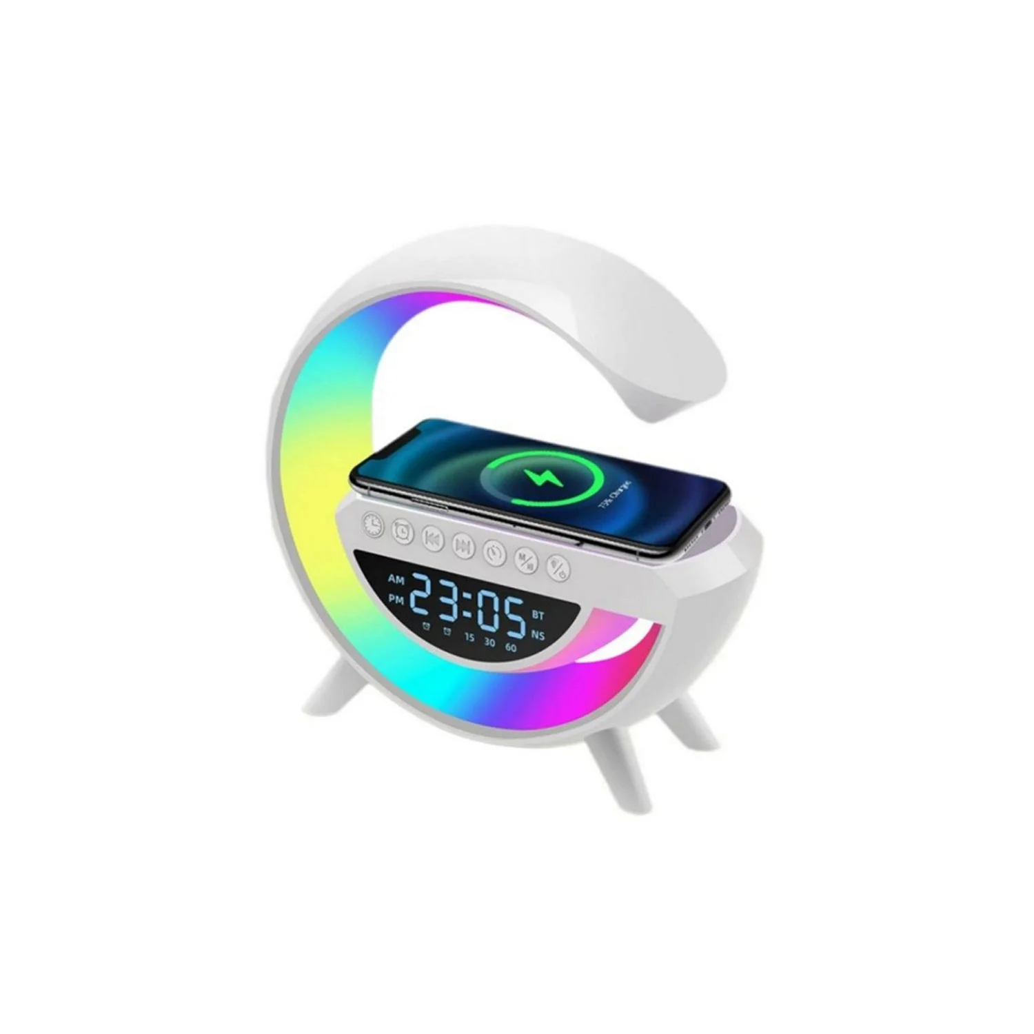 BT3401 LED Wireless Phone Charger Bluetooth Speaker