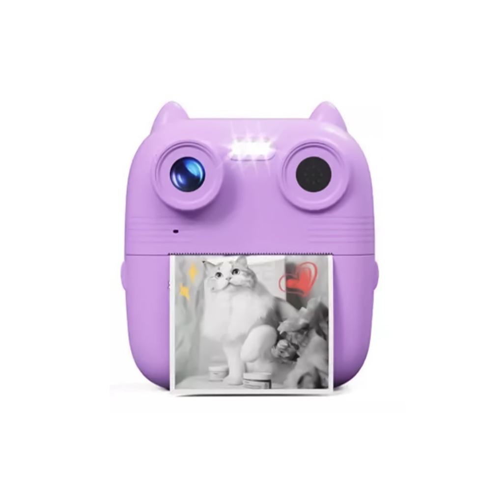 D8S Children's Time Front/Back Rear HD Digital Thermal Print Camera 1080p 48MP