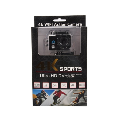 Action Sports Camera Wifi 4k 1080p Hd