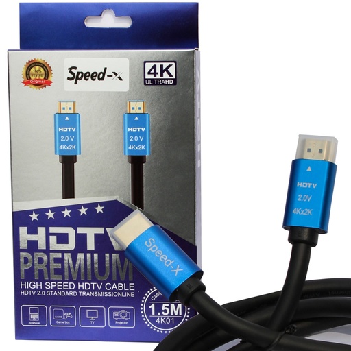 Speed-x 2.0v Hdmi Premium Cable Ultra Hd 4k