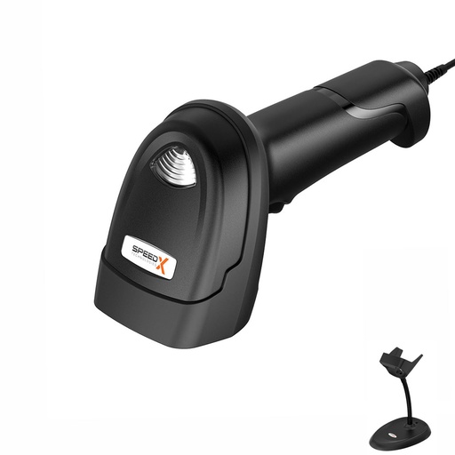 Speed-X SX-BS8800 2D Wired Barcode Scanner with Stand